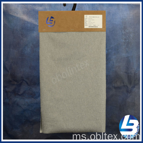 Obl20-665 poliester kationik twill kain dengan TPU bersalut